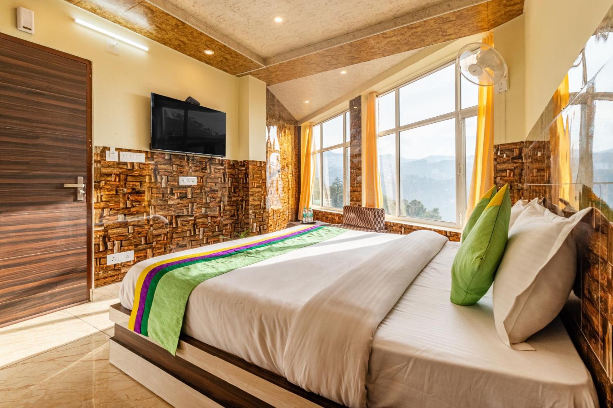Hotel Treebo Srishti Vaikunth With Mountain View Shimla Exterior foto