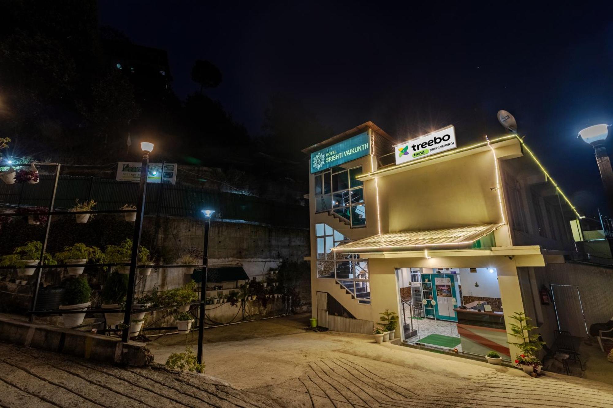 Hotel Treebo Srishti Vaikunth With Mountain View Shimla Exterior foto